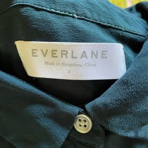Everlane silk shirt dress size 4